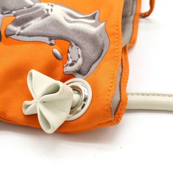 Hermes Silky City PM Silk Leather Shoulder Bag - Picture 5 of 6